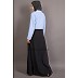 Burqa in two distinct part in Sky blue and black Burqa in two distinct part in Sky blue and black